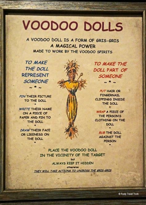 Voodoo curse incense doll
